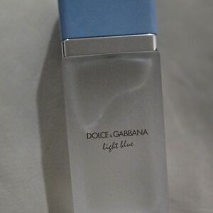 Dolce & Gabbana Frosted Glass Bottle with Blue Cap Brand New